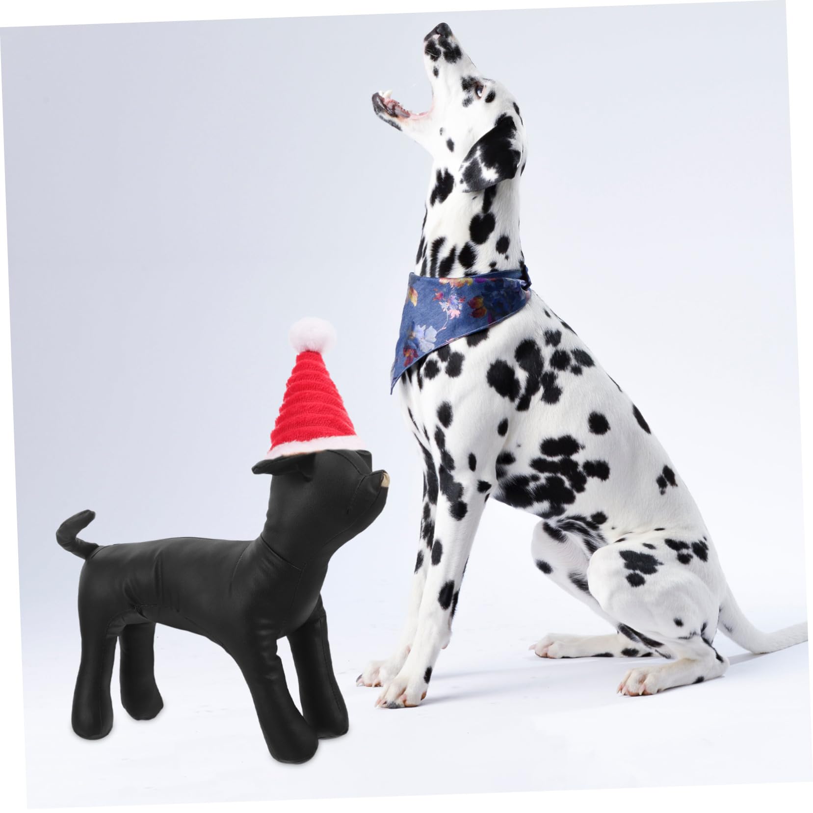 Mannequin Canin en Cuir PU Noir, Modèle pour Vêtements pour Chiens, Facile à Nettoyer, Design Classique, pour Magasins pour Animaux
