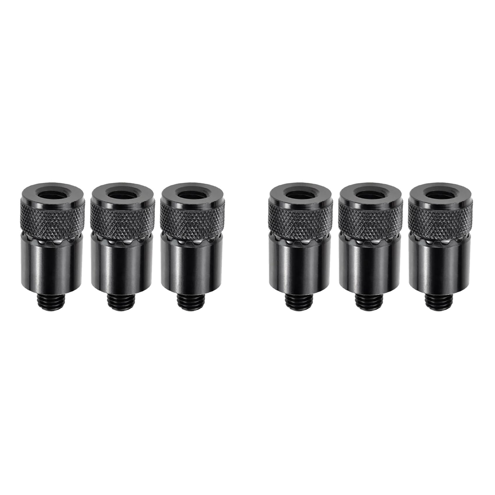 Remingtape 6Pcs Carp Fishing Quick Change Connector Carp Fishing Adaptor for Fishing Alarms Rod Pod Fishing Tackle