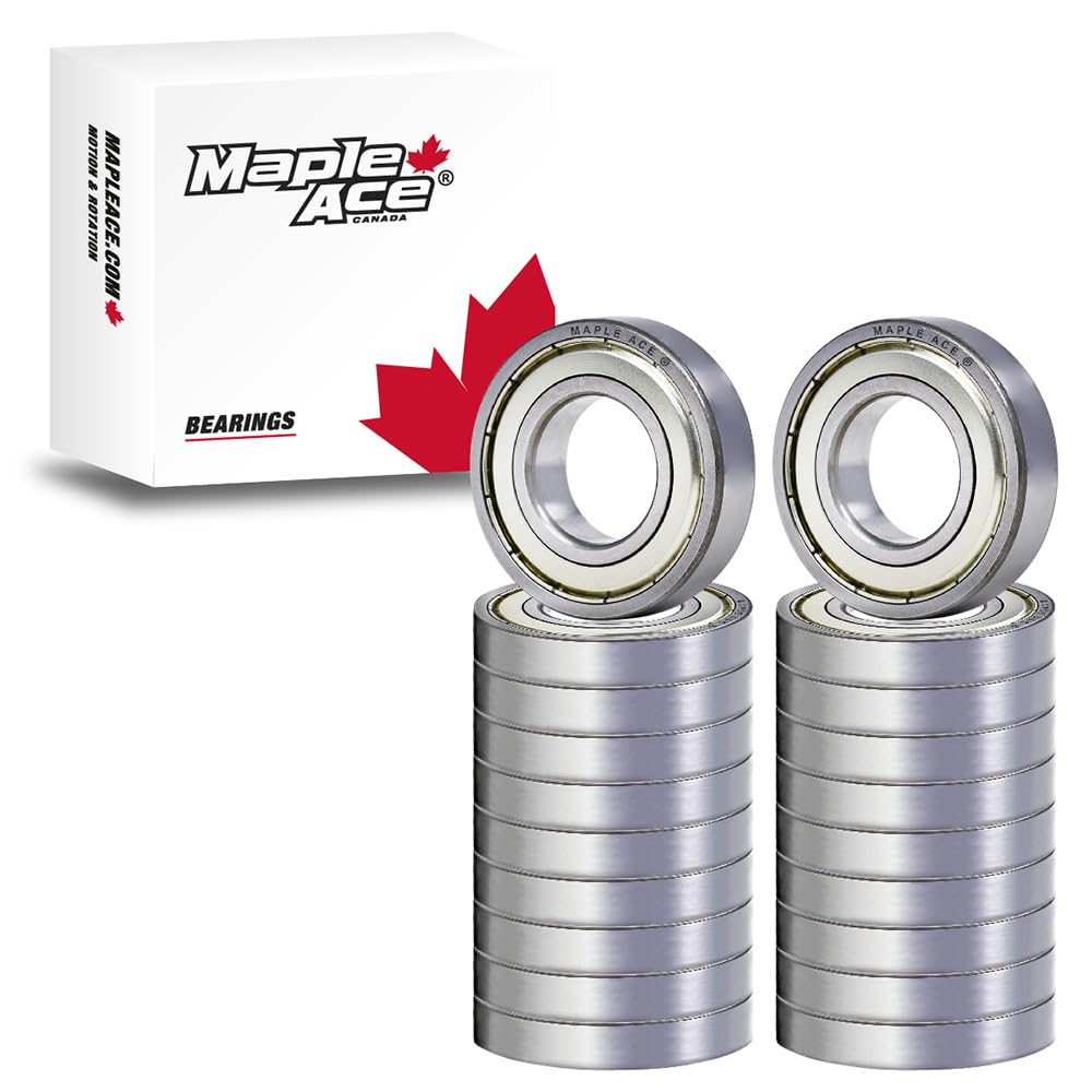 MAPLE ACE 6201-ZZ Ball Bearing 12x32x10mm 6201 ZZ Metal Shielded (Qty 20)