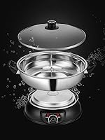 Vista 2 de Sonya Shabu Shabu olla eléctrica de Mongolia CON DIVISOR