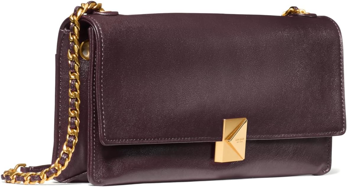 kate spade new york Women's Deco Fine Grain Leather Soft Shoulder