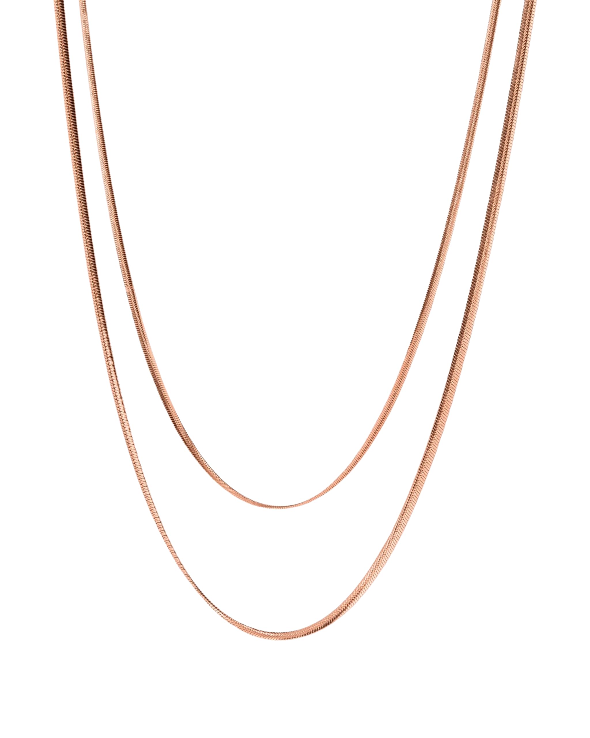 Purelei Two Layers Kette Damen Rosegold