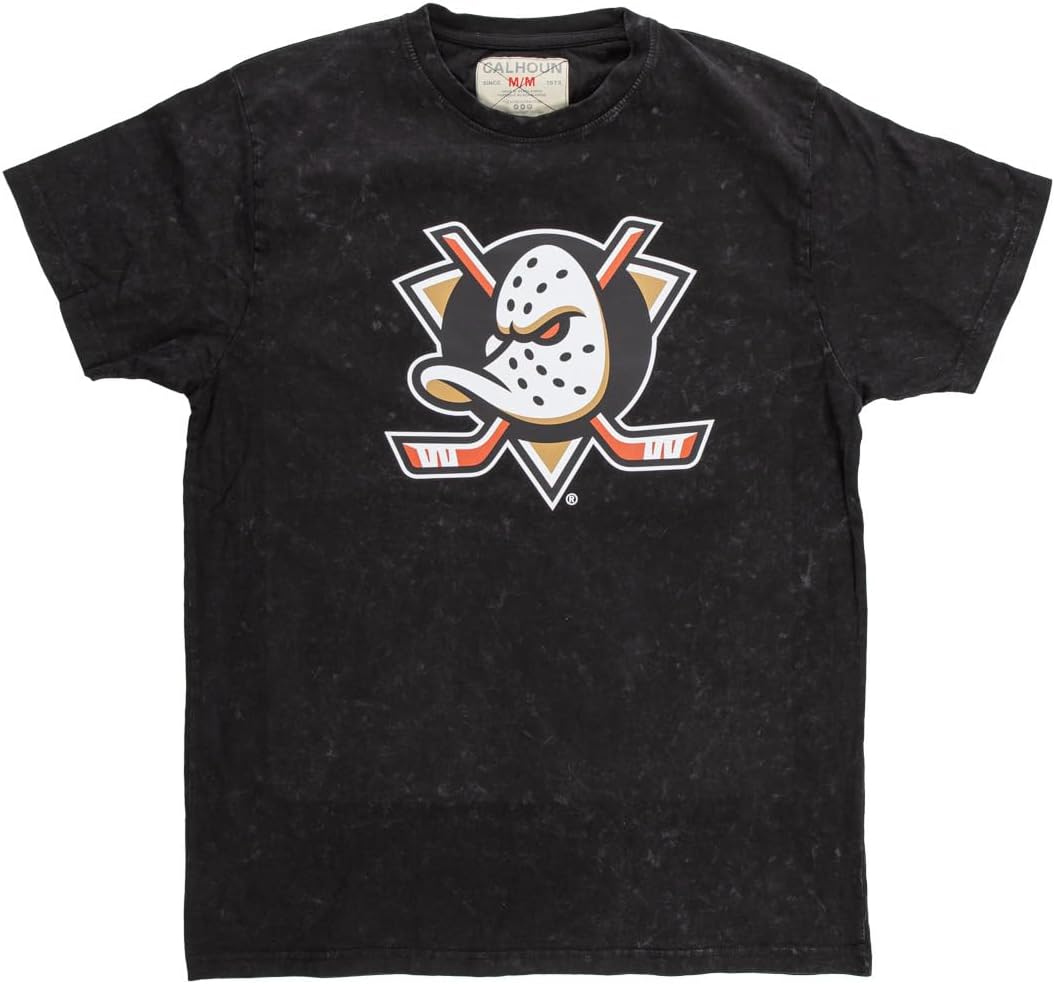 Calhoun NHL Surf & Skate Men's Garment Dyed Vintage T-Shirt - Image 5