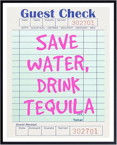 Decoración de bar moderna para pared, decoración de pared funky para mujer, decoraciones retro vintage de fiesta de cóctel, ilustraciones rosas de