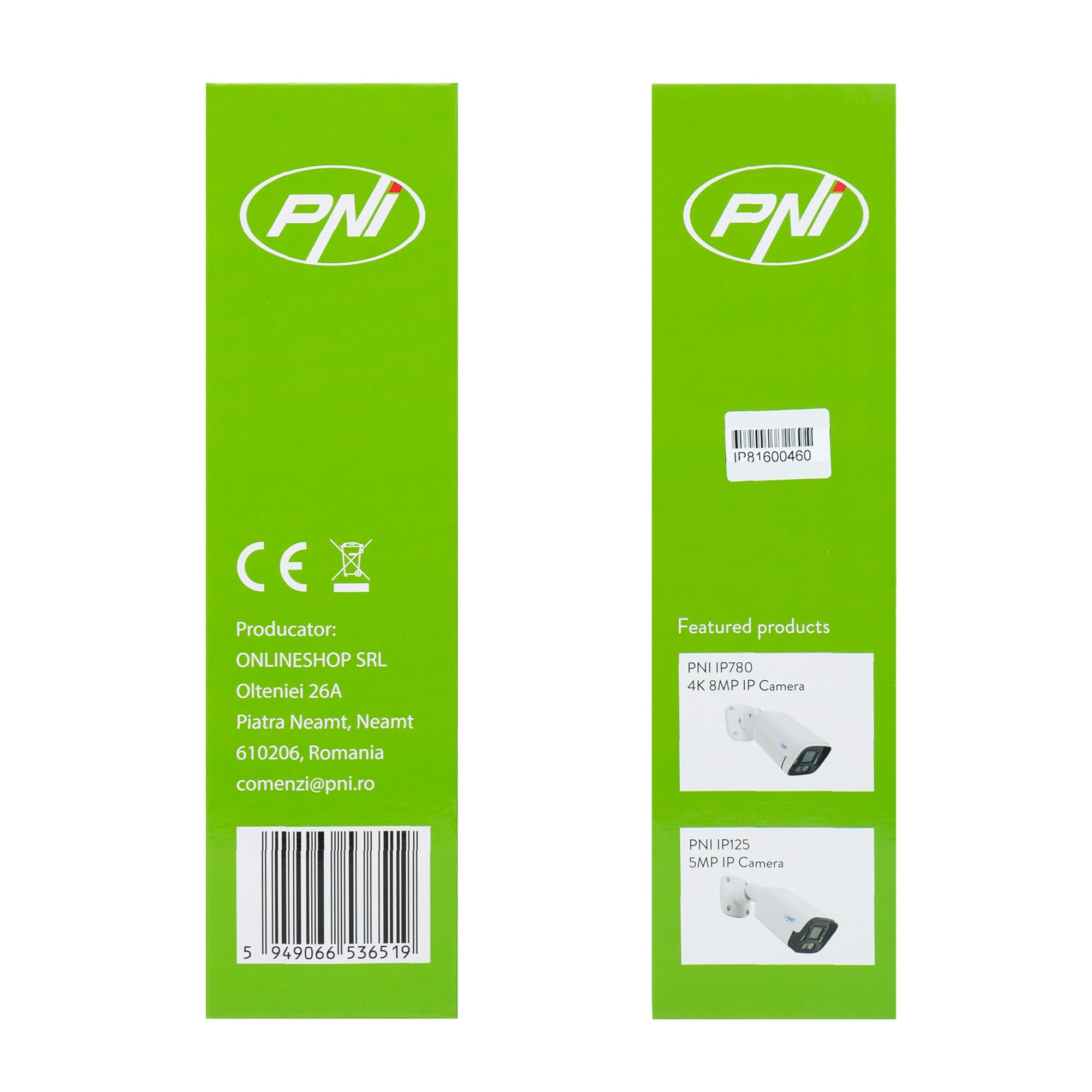 NVR PNI House IP816 con 16 Canali IP 5MP o 10 Canali 8MP 4K