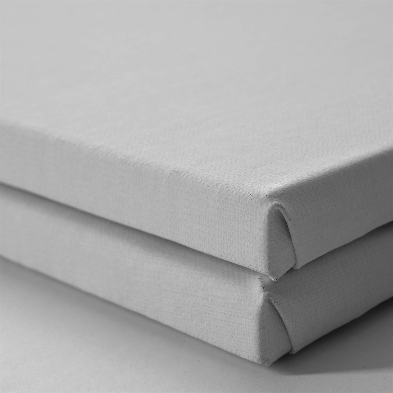 ARTIKUM 2X Linge Premium 40x50cm | Toile sur châssis 40 x 50 cm | 100% Toile de Lin ±430gsm Triple apprêt, prêt à Peindre châssis avec Toile