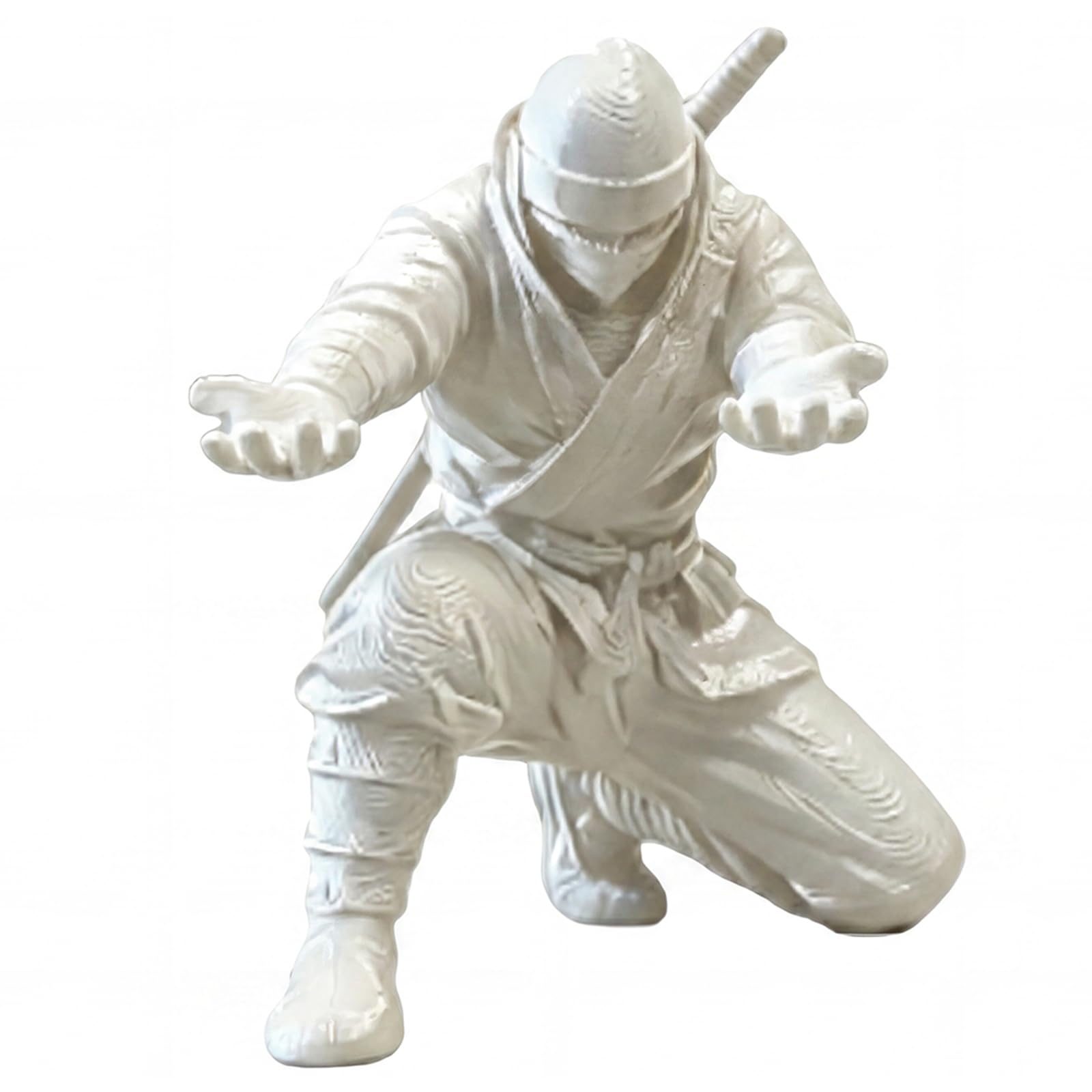 Introti Creative Fun Desktop Decor 3D Printed Ninja Pen Holder Desk Organizer Desk Pen Stand Organizer for Office Home Decor