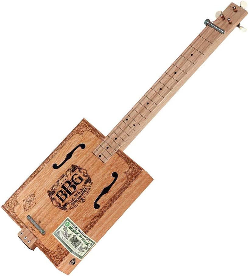 3 String Electric Blues Box Slide Guitar Kit (EBB)