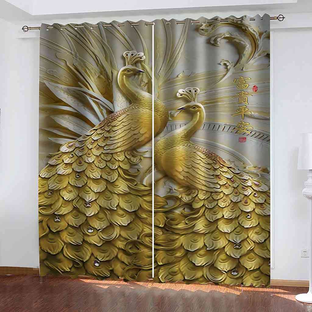 Rideau occultant 300x270 cm isolant thermique pour fenêtre de chambre