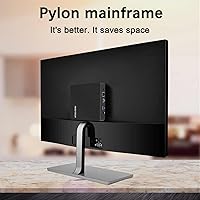 Vista 2 de N40 Mini PC Celeron N4020 sin ventilador, hasta 2.8 GHz con 4 GB DDR4/64GB eMMC RAM Mini computadora de escritorio, compatible con 4K UHD, puerto