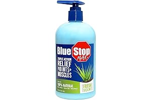 Blue Stop Max Orthogel: Fast-Acting Sore Muscle, Joint & Neck Cream