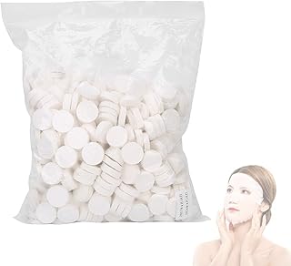500 peças de máscara facial descartável comprimida, papel de folha de máscara facial de algodão puro faça você mesmo, máscara de máscara de compressa de papel facial