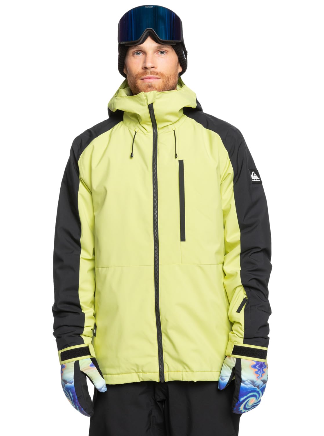 Quiksilver Technical Snow Jacket Mission Block JK Men Green L