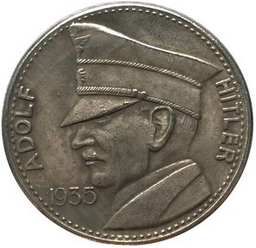 Ragdoll50 Coin Collecting, 1pcs Vintage German Coin Adolf Coin Collection World War II Copy In Commemorative Coins 1935/1804 (#2,2#)