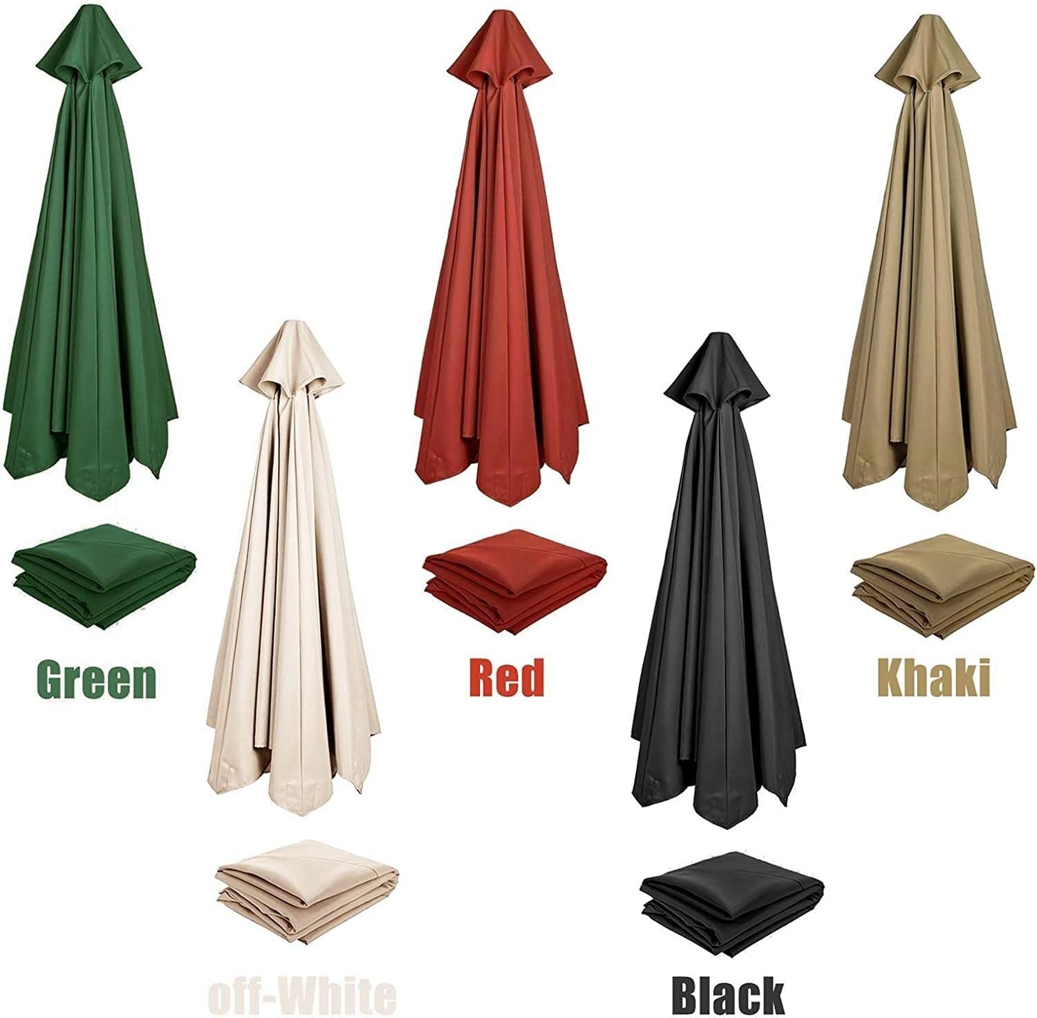 15 ft solar led patio double-sided umbrella market umbrella 15-foot Rectangular Crank Double-sided Outdoor Market Umbrella Solar LED Lighted Patio Umbrella with Base Included