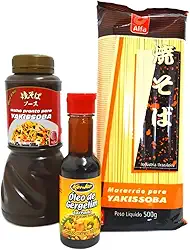 Kit Yakissoba (macarrão, Molho E Óleo De Gergelim)
