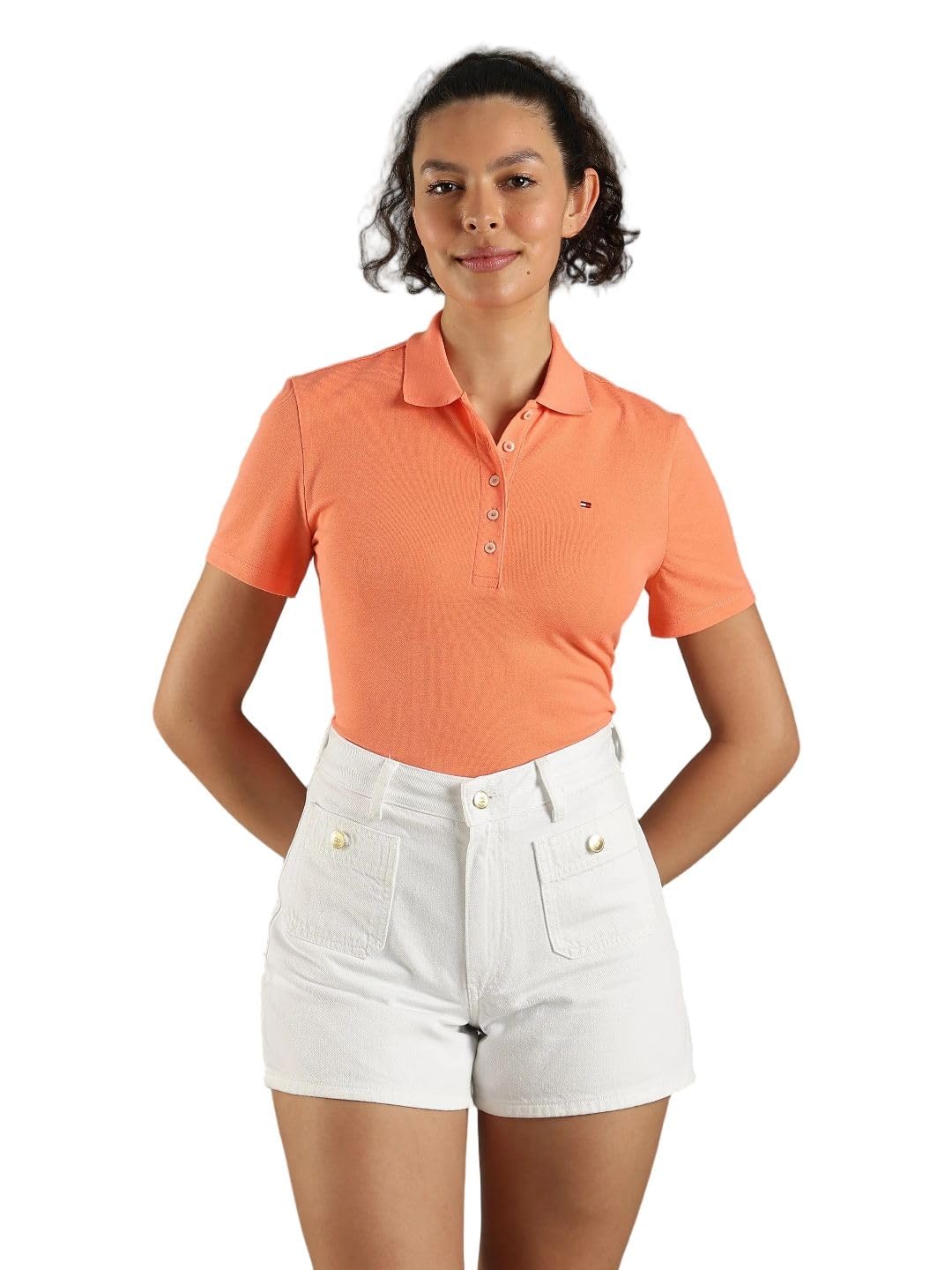 Solid Regular Fit Cotton Polo T-Shirt
