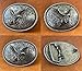 H8170 Western American Eagle Belt Buckle Fits 1-1/2