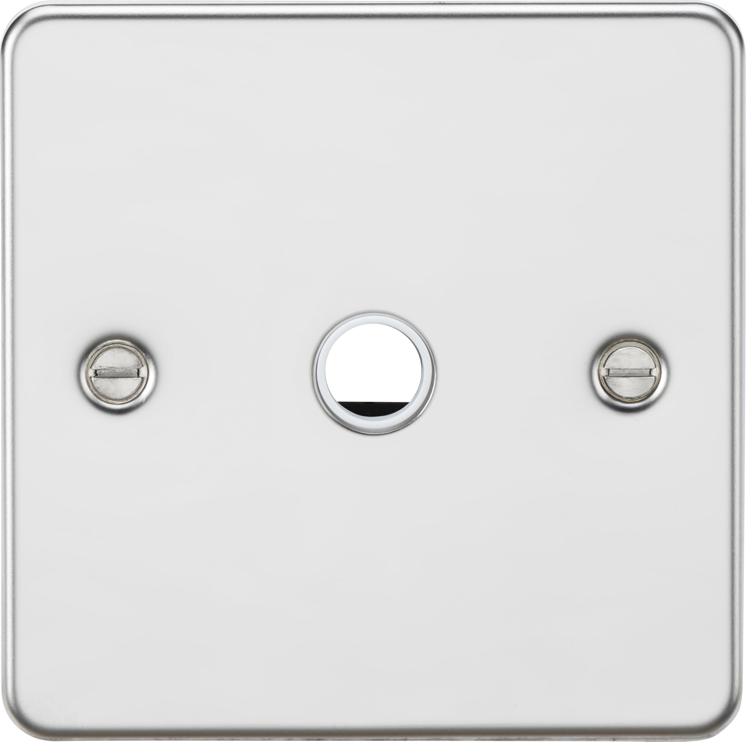 Knightsbridge 20A Flex Outlet Plate - Polished Chrome