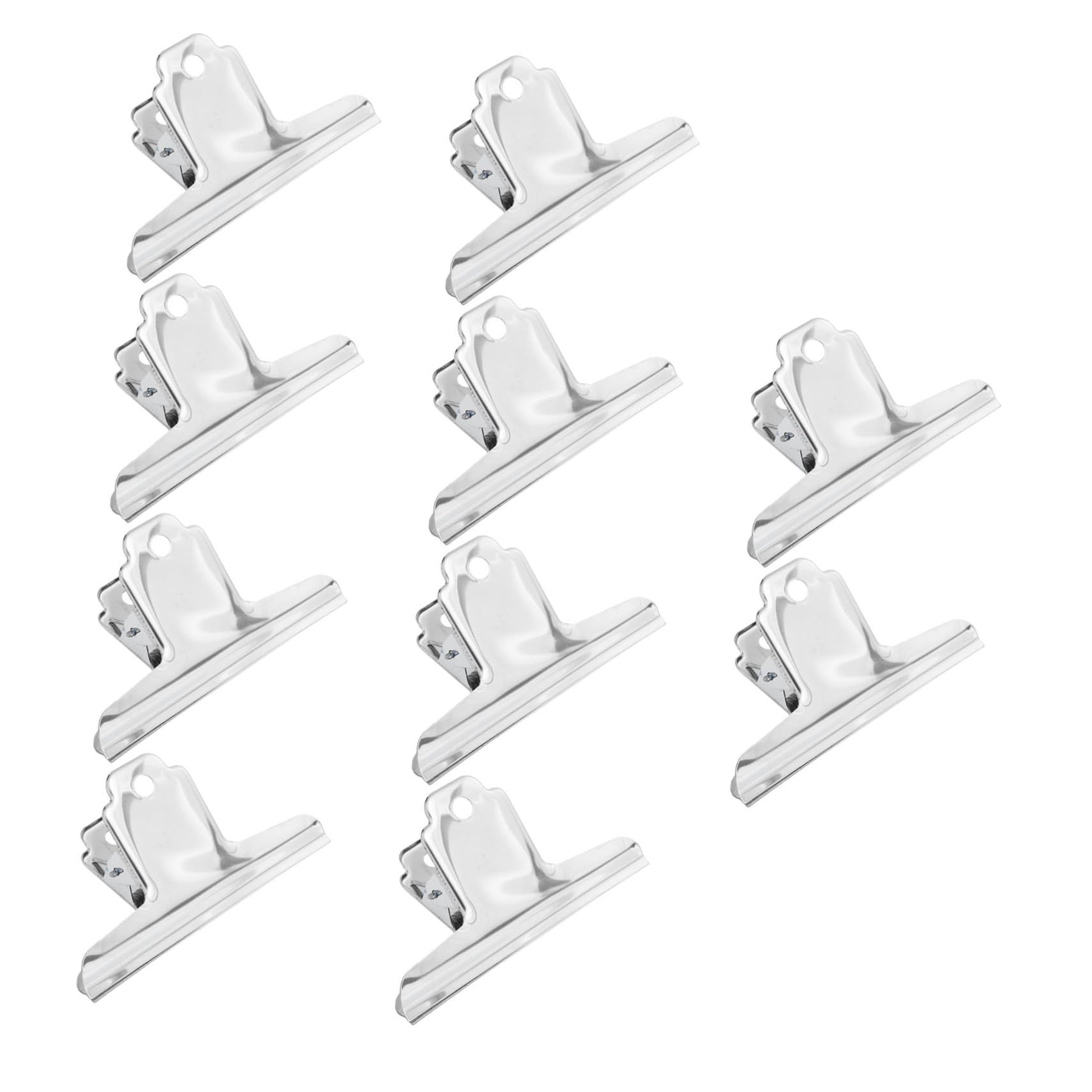 10 Piezas Pinzas Ropa Acero Inoxidable Antideslizantes Clips Secado Viento Resistentes Uso Doméstico