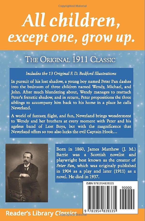 Peter Pan - the Original 1911 Classic (Illustrated) (Reader's Library Classics) - Image 2