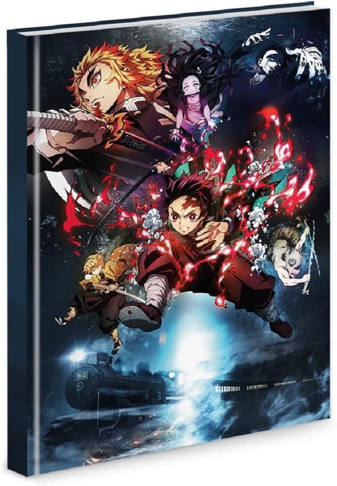 Peppermint Anime (Crunchyroll GmbH) - Demon Slayer: Kimetsu no Yaiba - Kimetsu no Yaiba - Notizbuch, Notebook, Bunt