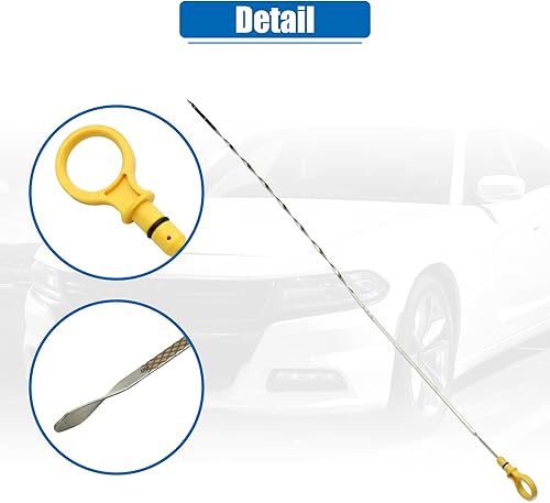 Miniatura 5 de uxcell Varilla de nivel de aceite de motor para Ford F-150 FX2 FX4 Lariat Platinum SVT XLT 6.2L V8 1 unids