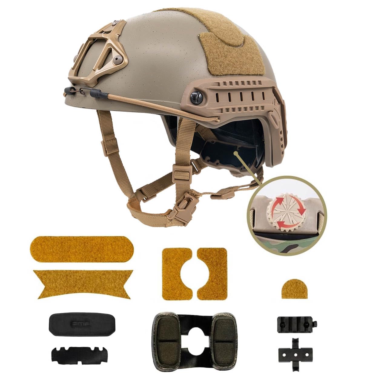 Fast MT 7mm Surface Sandblast Treatment Thick and Heavy Version Helmet | Tactical | Airsoft