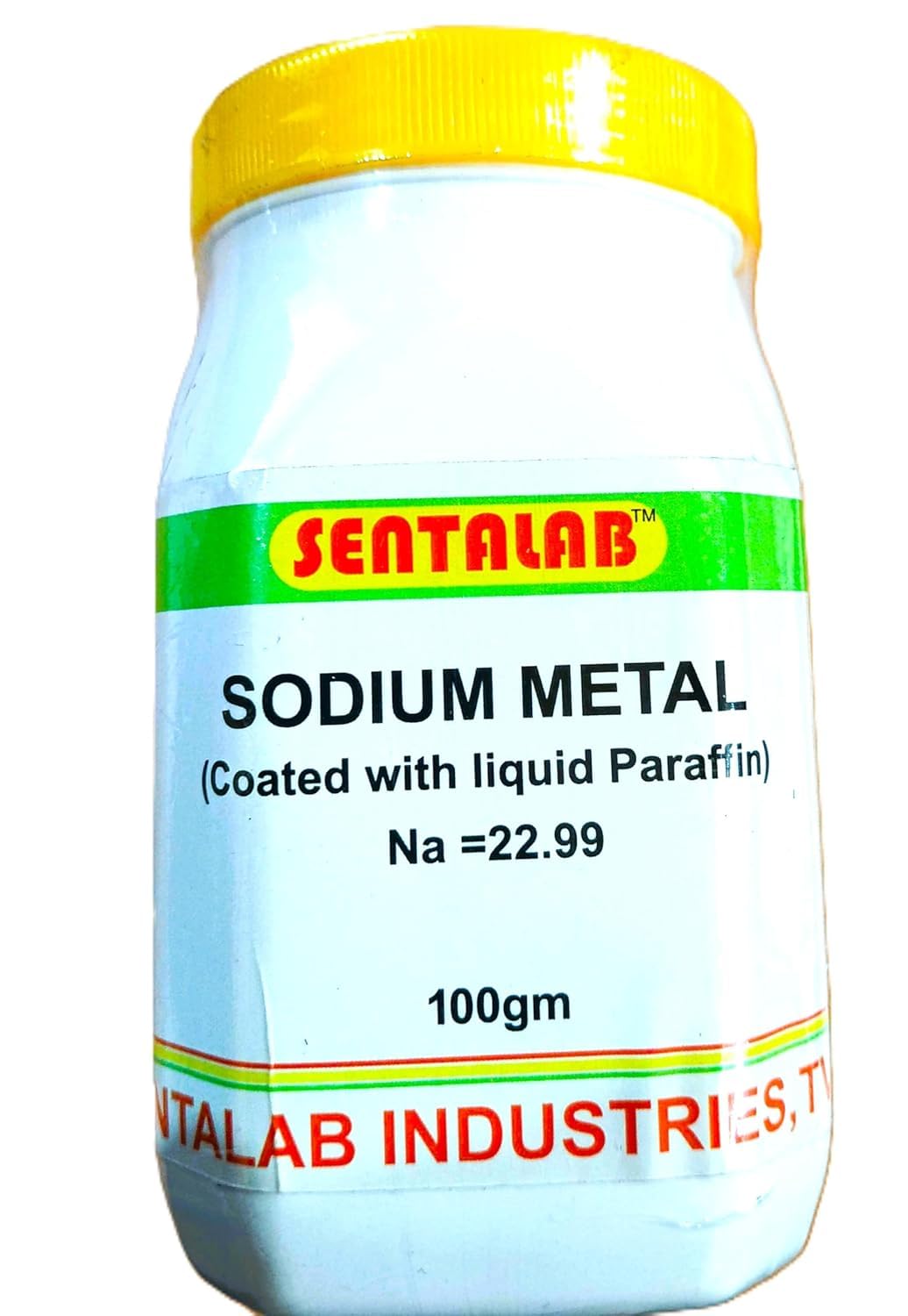 Sodium Metal Coated with Liquid Paraffin High pure 100gm-picture-33