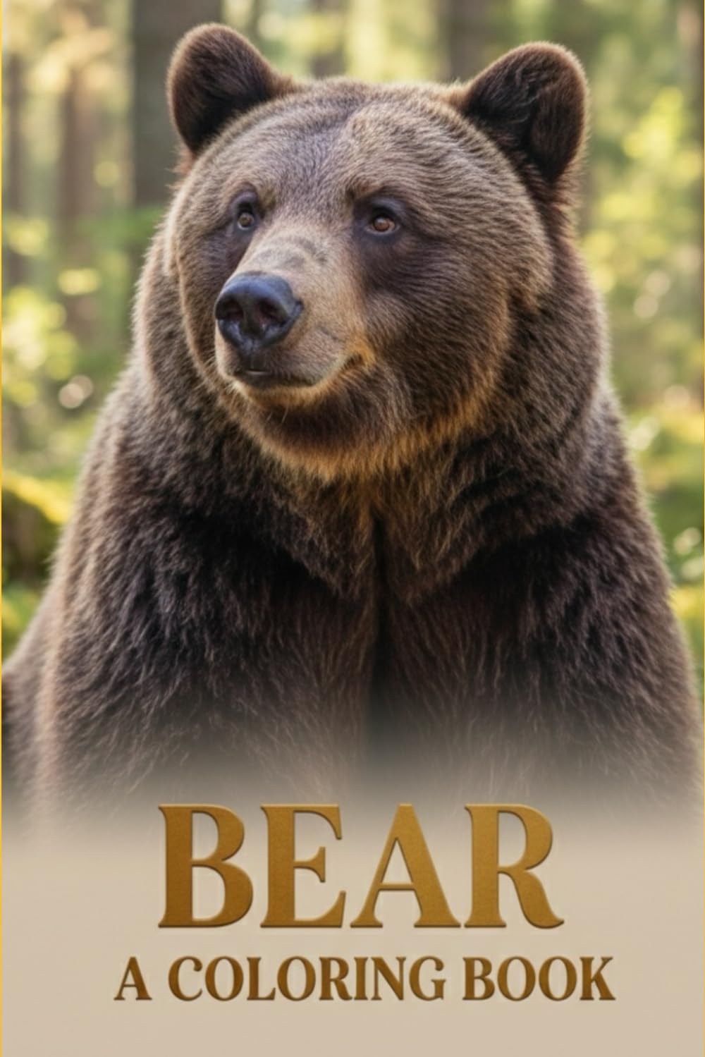 Bear Coloring Book for Kids & Teens Ages 5–18 Cute, Realistic & Fun Bear Illustrations | Relaxing Animal Coloring Pages for Children, Teens & Beginners