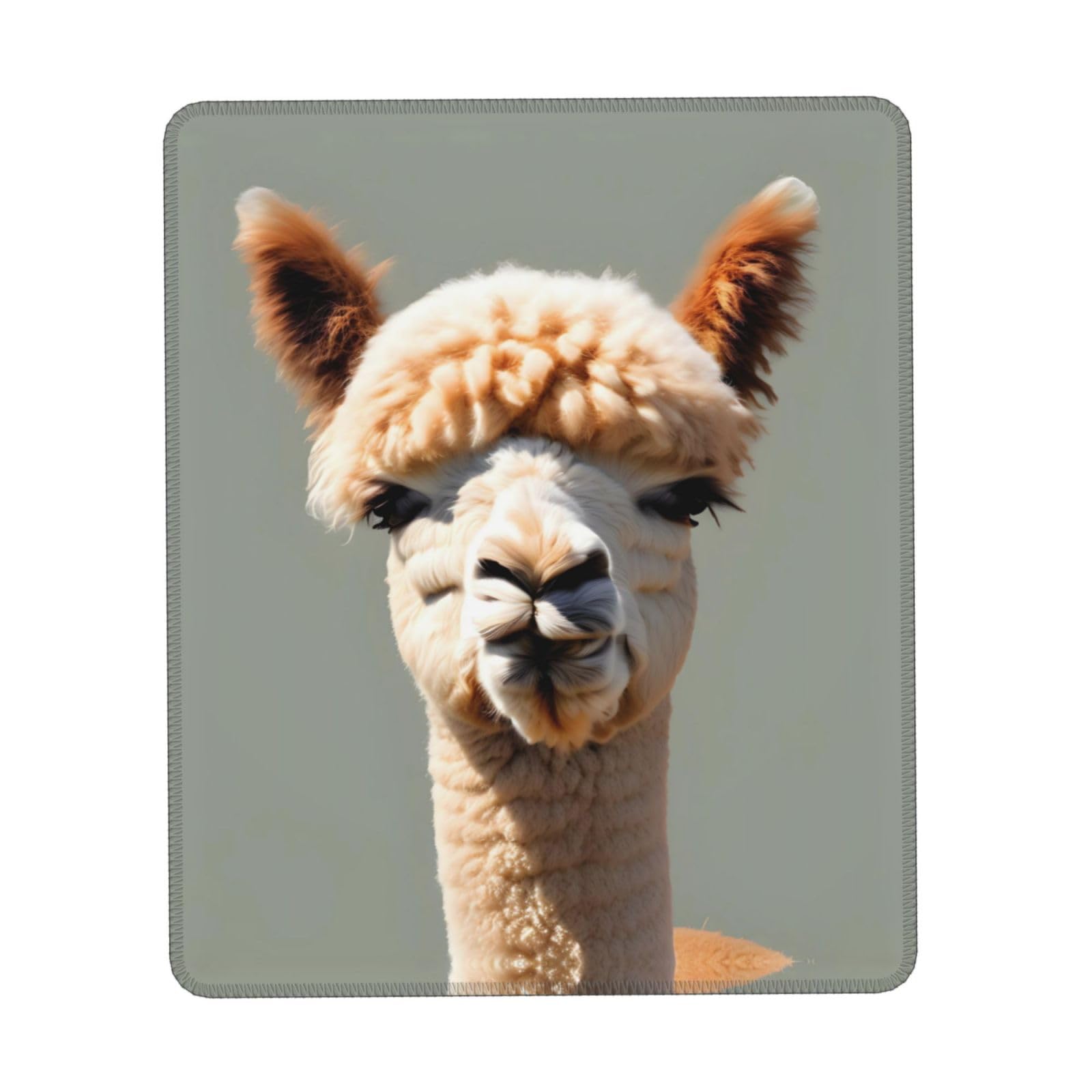 Alpaca Avatar Printed Mouse Pad for Gaming Office Desk - Cute Non-Slip Rubber Mousepad -…