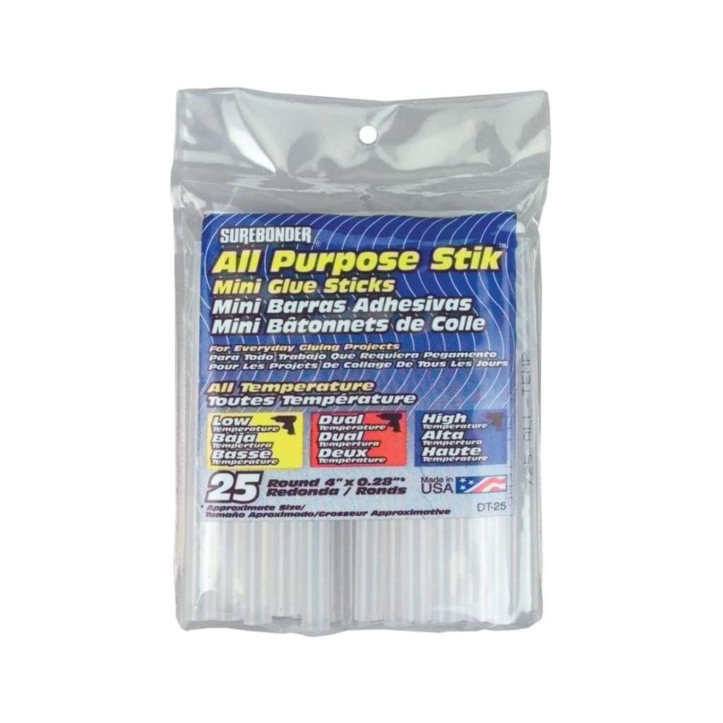 Surebonder Lot de 25 bâtons de colle thermofusible toutes températures