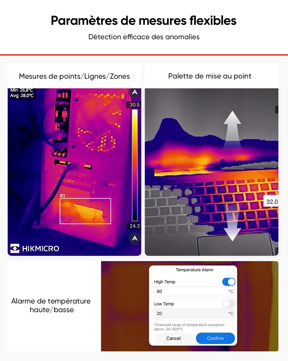 Caméra thermique HIKMICRO Mini2 V2 pour Android/iOS, résolution IR 256×192, caméra d'imagerie thermique, SuperIR 512×384, supporte iPhone 15/16/17, 25Hz, port USB-C/Lightning(Pas d'accessoires)