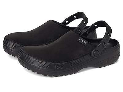 Crocs Classic Crafted Canvas Clogs Clog Shoes Black Velvet