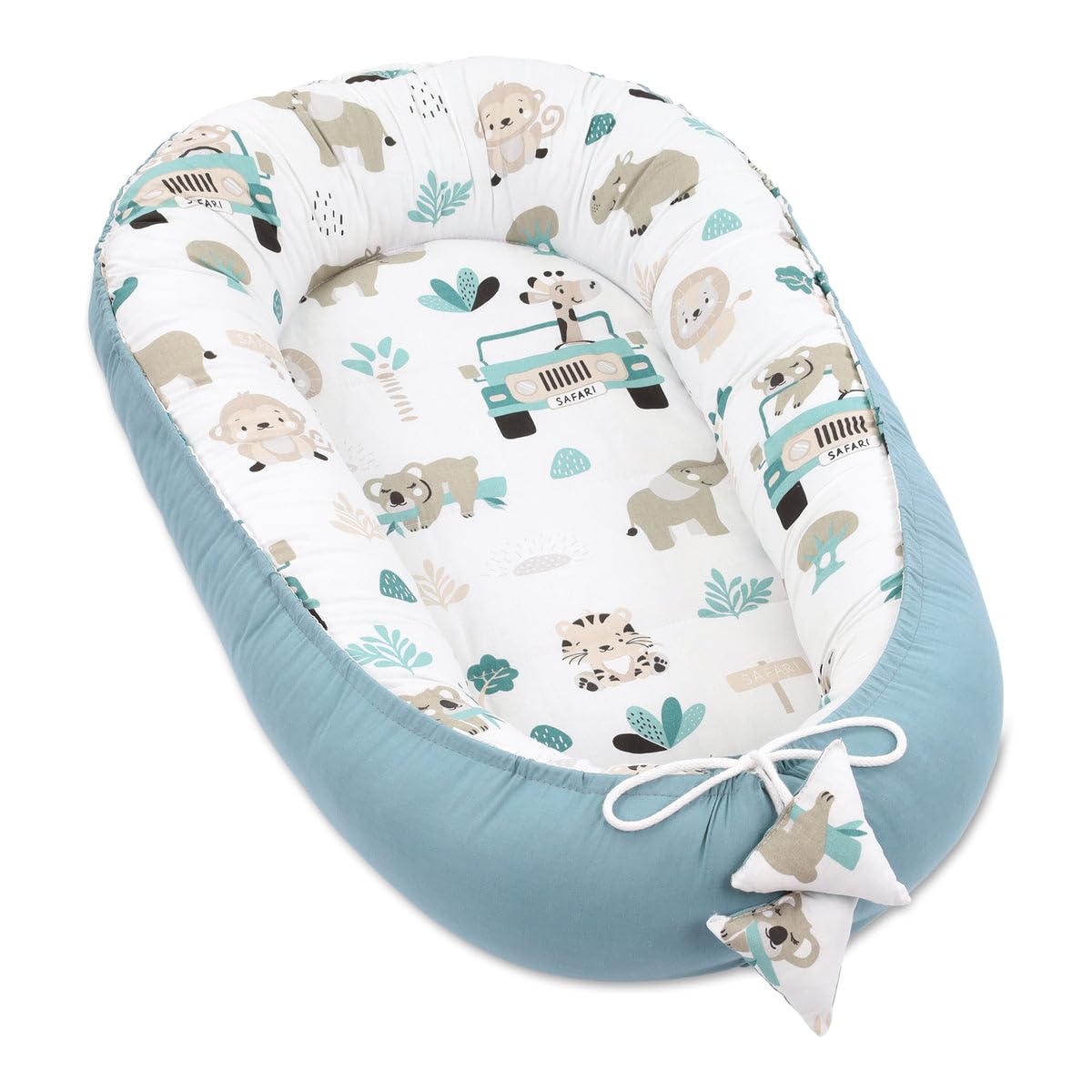 Babybett-Verkleinerer, Babynest Aus 100% Baumwolle – 80 X 50 Cm – Für Säuglinge, Nestchen