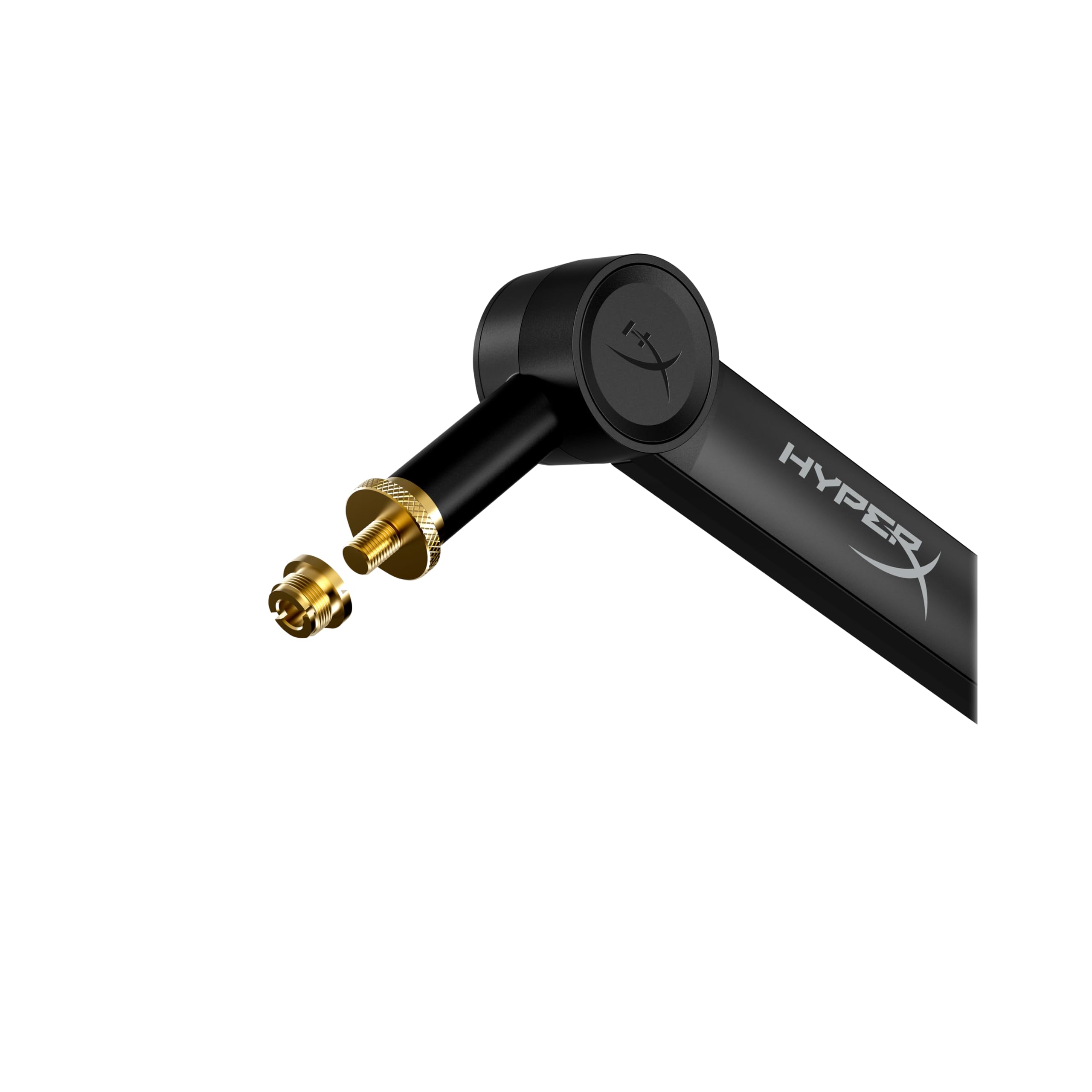 HyperX Caster Mikrofon- & Kameraarm – werkzeuglos, mit Kabelführung, 360° schwenkbar, bis 1 kg Tragkraft, 1/4", 3/8", 5/8" Gewinde, ideal für Streaming & Content Creation – Schwarz