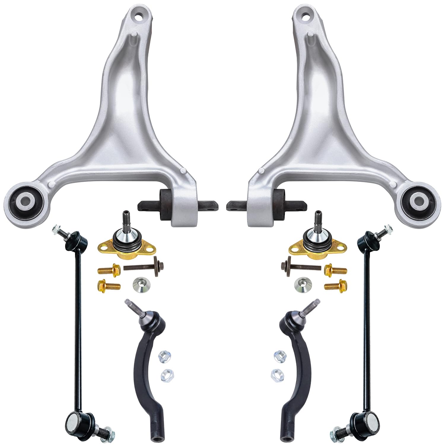 Detroit Axle - AWD Front End Suspension Kit for 2002-2005 Volvo V70, 2