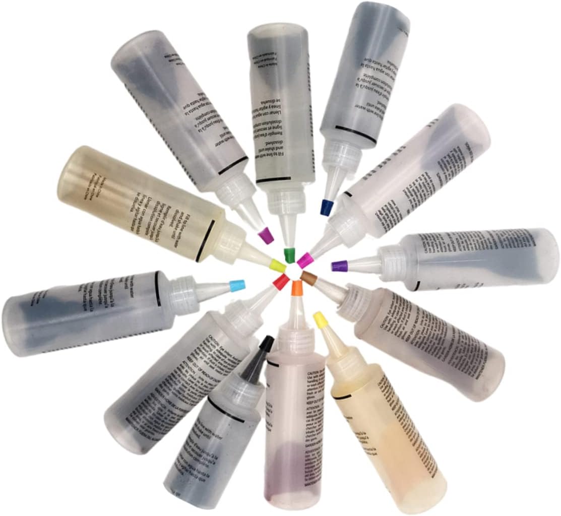 KALLORY Color Tie Dye Pigment Set for Cotton and Linen Easy Cold Water Use Safe for DIY Clothing Projects and Accessories