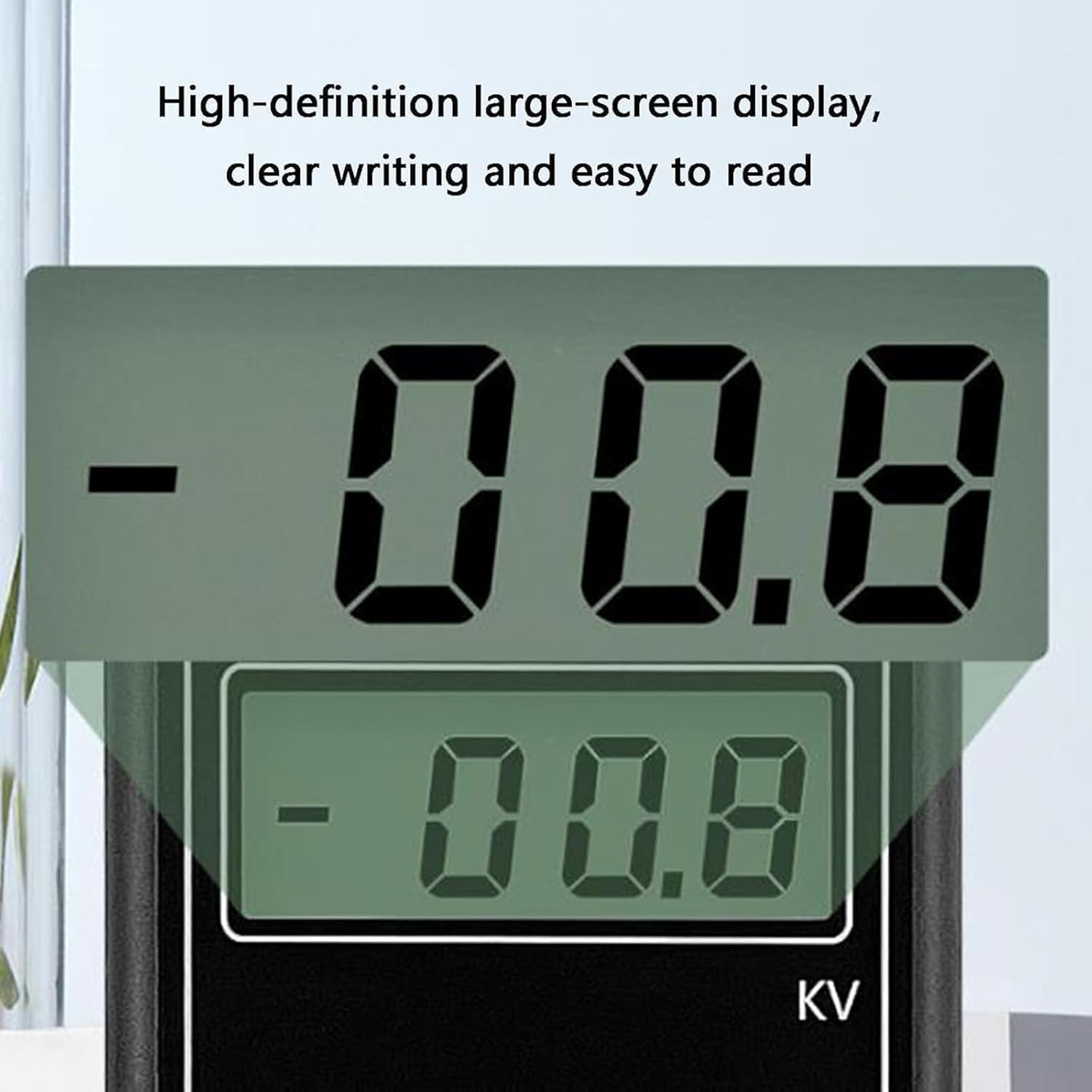 Misuratore Statico Portatile con Schermo LCD, Tester Elettrostatico Professionale 0-50kv, Misurazione Accurata, Azzeramento con Un Clic, per Fibre, Filati, Tessuti, Cartone E Carta.