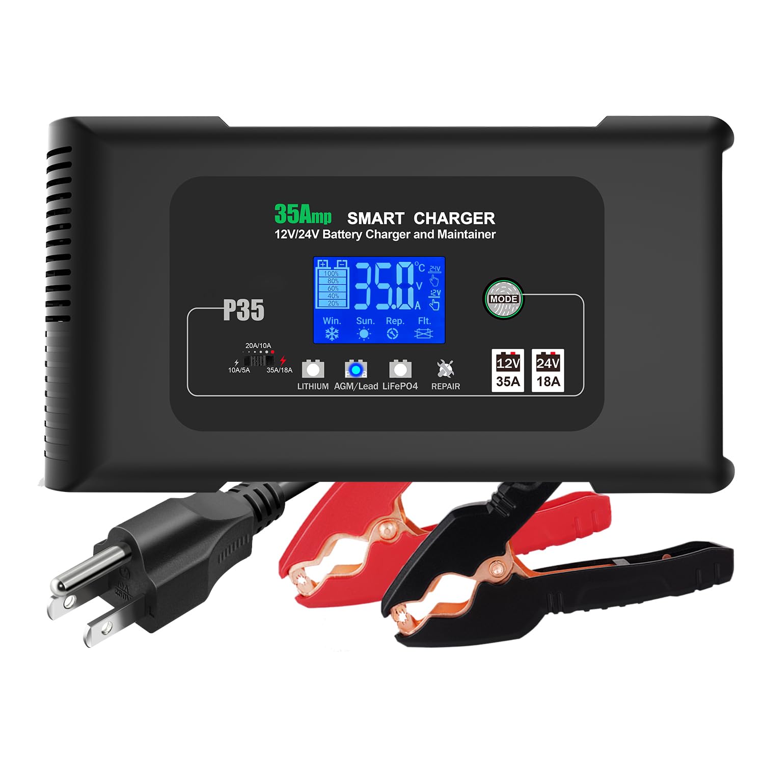 RCGCBC 0-35A Battery Charger