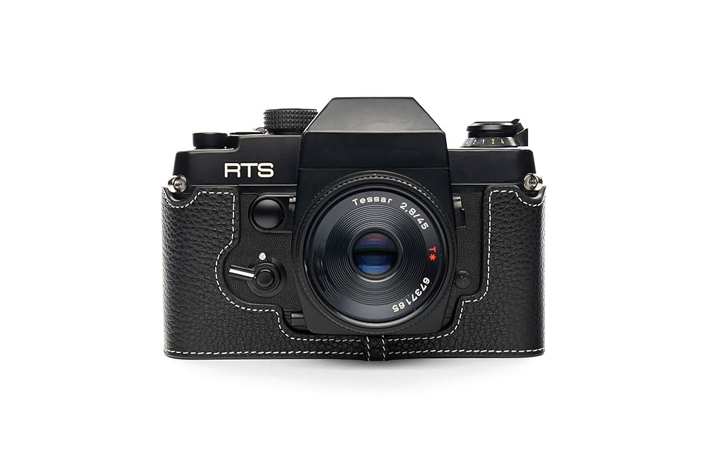 新品 本革カメラケース CONTAX コンタックス RTS/RTS2用 Amazon.co.jp: TP Original Contax RTS RTS II RTS2 専用 ブル