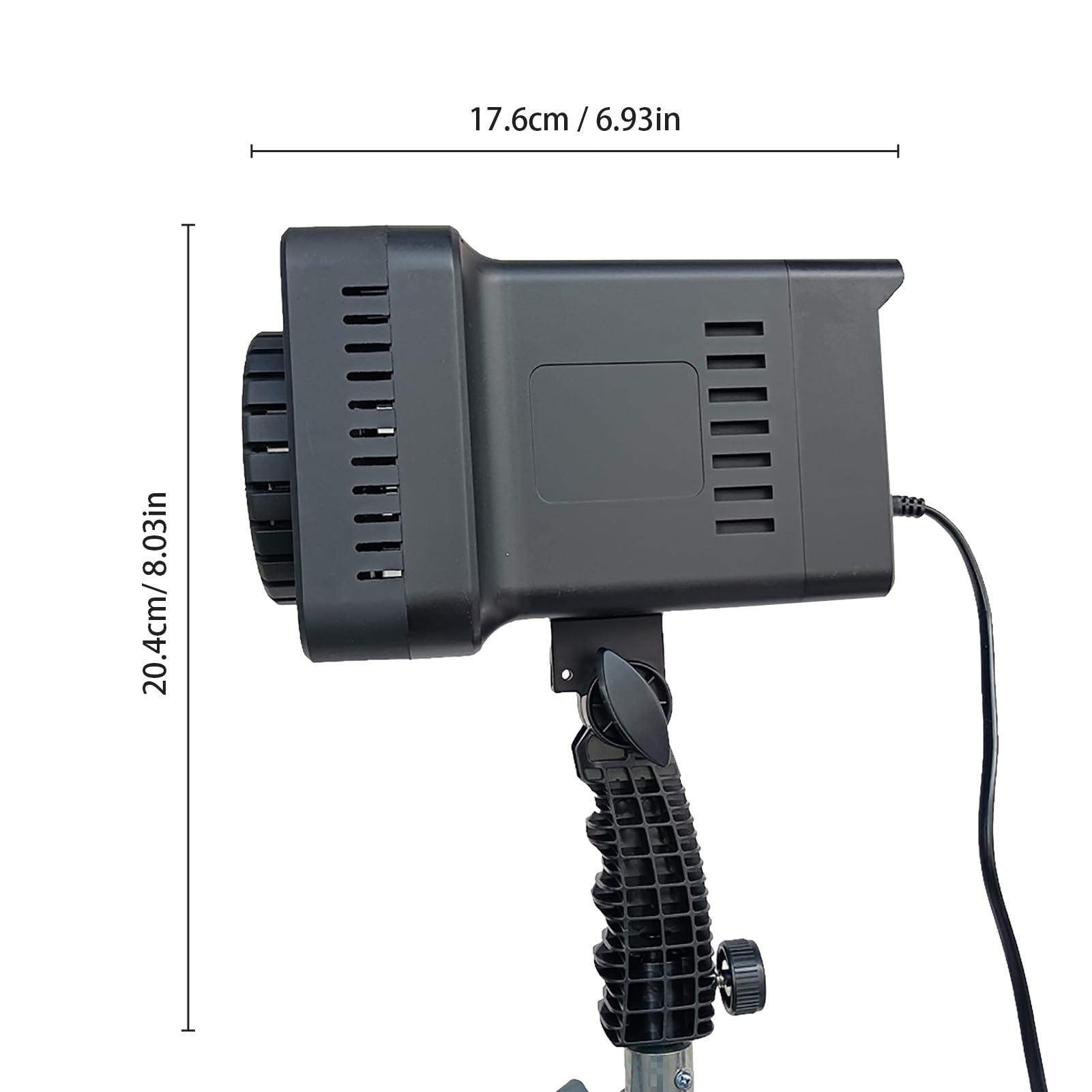 Asixxsix Wideo LED, Dwukolorowe światło Wypełniające COB LED o Mocy 100 W, z Pilotem i Abażurem, Wszechstronna Barwa RGB 2700–6500 K, do Nagrywania Wideo W Fotografii Studyjnej