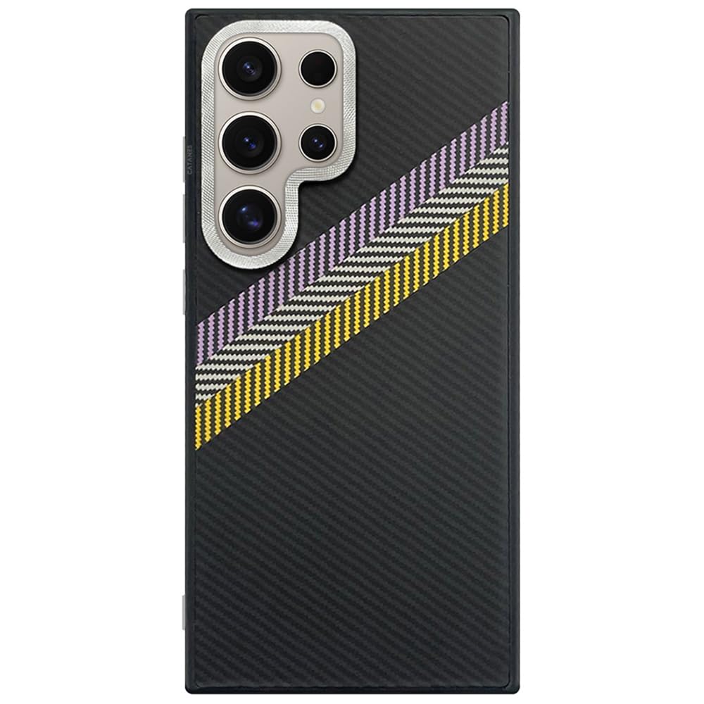 MARGOUN for Samsung Galaxy S24 Ultra Aramid Carbon Fiber Case (L)