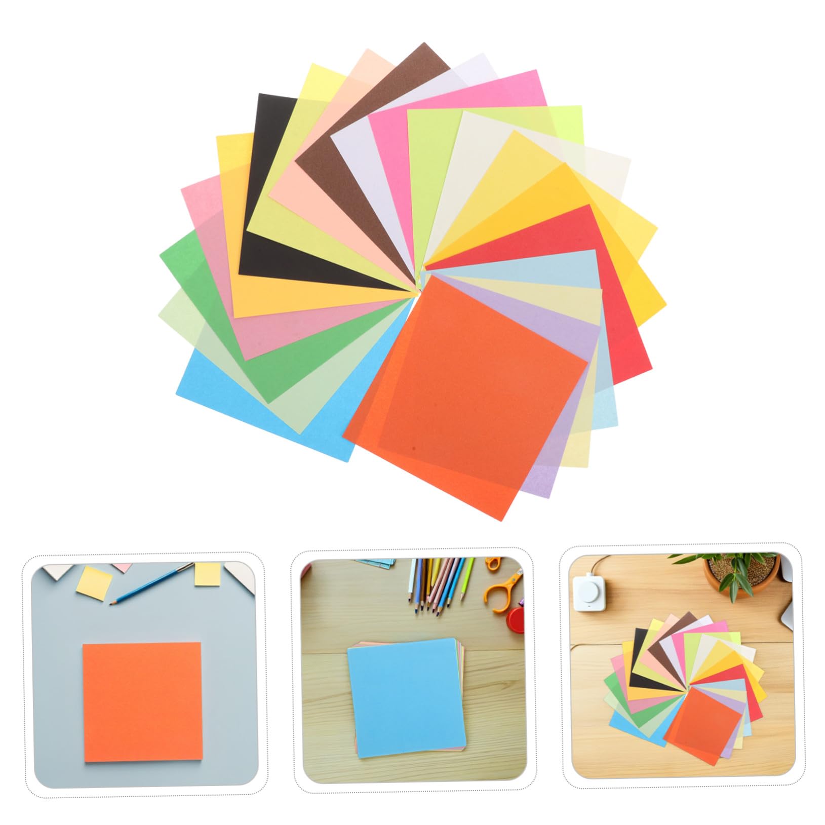 Carta Origami Quadrata Fatta a Mano 600 Pezzi, Carta per Piegare