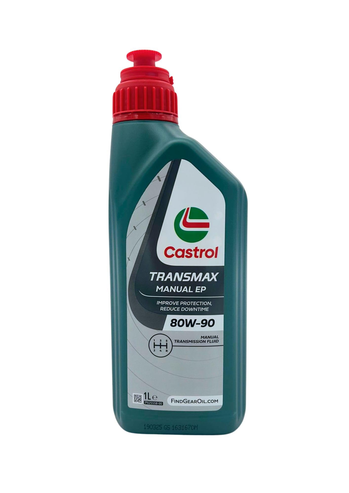 LUBRIALPHA - Olio Cambio Trasmissione Manuale | Castrol Transmax EP 80W-90 | Stabilità Termica | Antiusura e Carichi Elevati | 2x1L Confezione con Portachiavi Cavatappi
