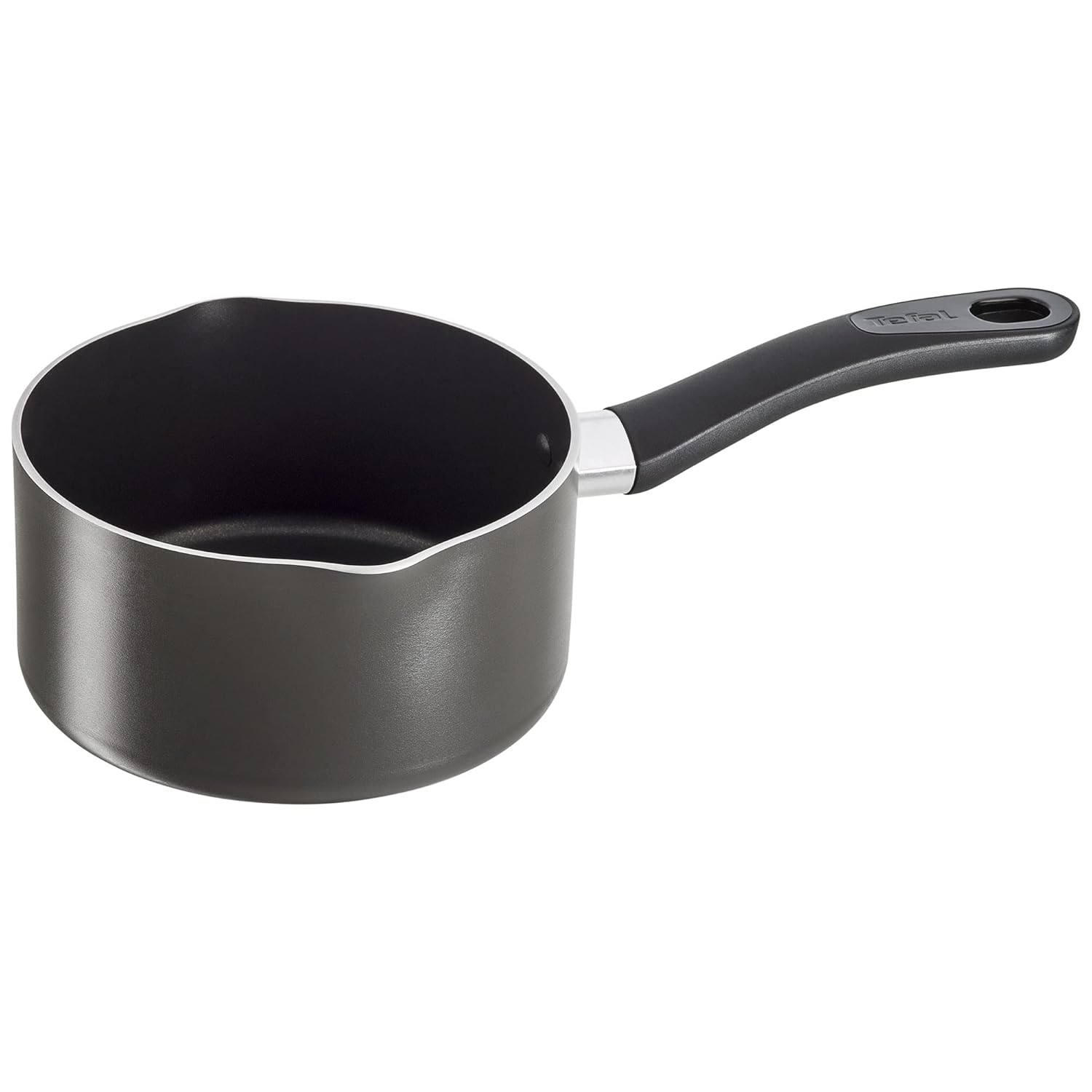 Tefal Aluminium Delicia Powerglide Non-Stick 16 Cm Sauce Pan (Black), (B1542284), 1.6 Liters