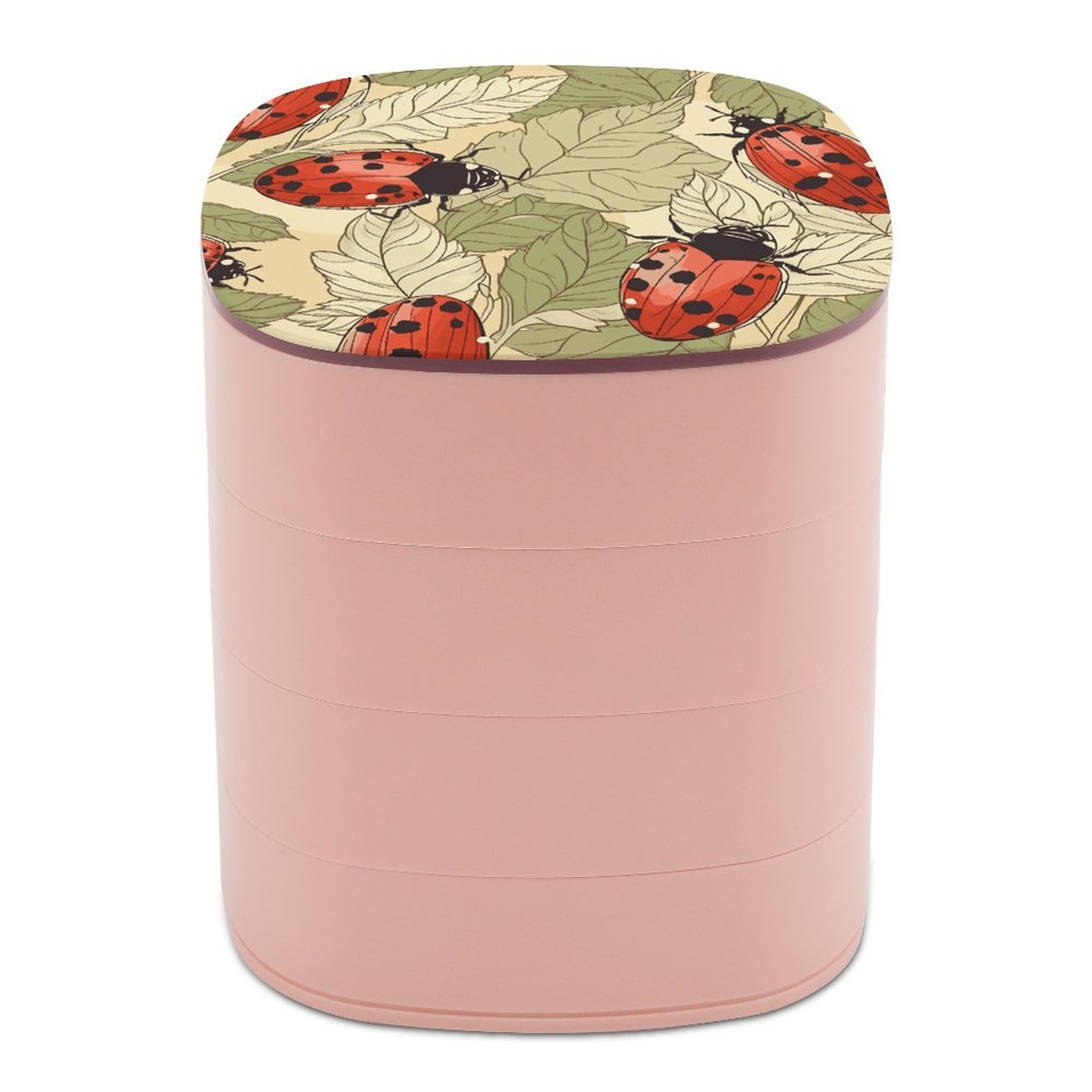 Arbre à bijoux rotatif coccinelle pour coiffeuse et chambre ordonnée