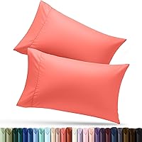 Vista 84 de Utopia Bedding - Juego de 2 fundas de almohada tamaño estándar, con cierre de sobre, tela de microfibra cepillada suave, resistentes al encogimiento