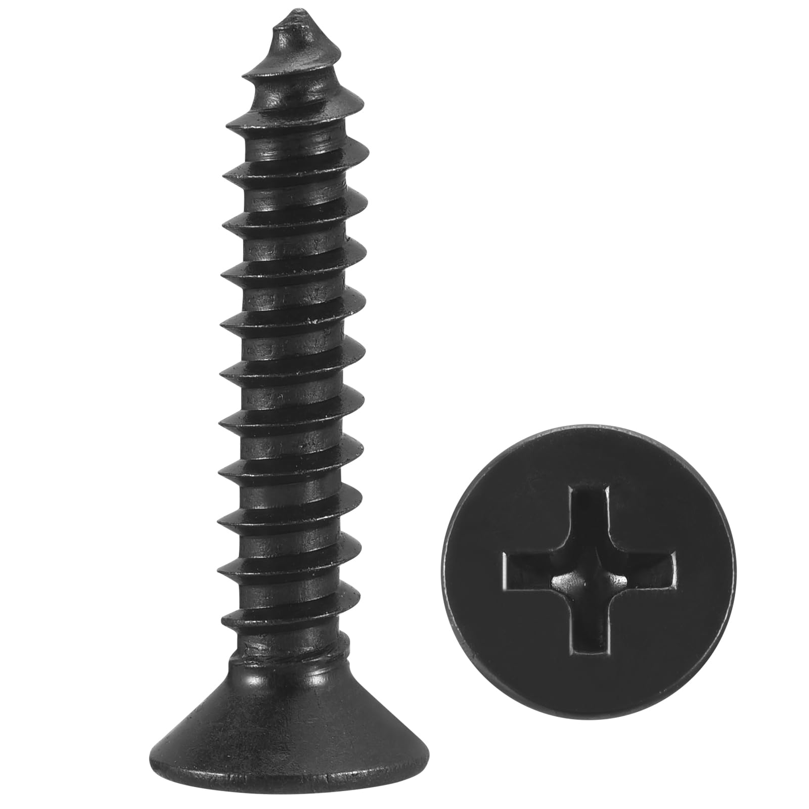 METALLIXITY Countersunk Phillips Wood Screw (#14x2-3/8") 100Pcs