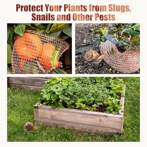 3rd gen copper mesh rodent control kit 100 pure copper wool for slugs snail pest bird mice rat control 2 rolls mesh roll wrap wire with scissors